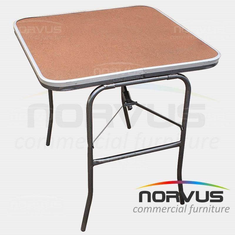 Mesa cuadrada plegable 75x75 fibracel