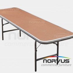Mesa infantil rectangular plegable 180x50 fibracel