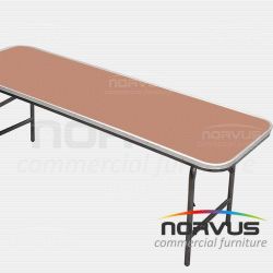 Mesa infantil rectangular plegable 150x50 fibracel