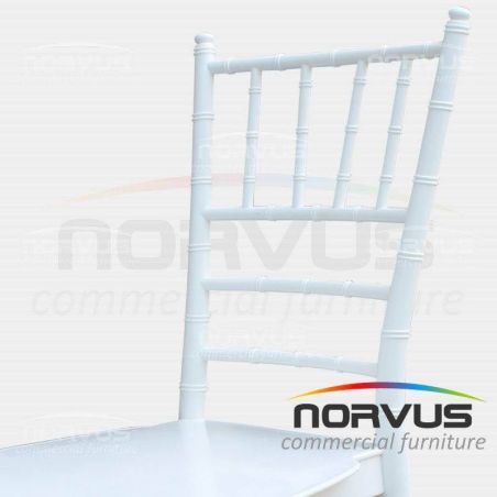  Silla Tifanny de plastico blanco