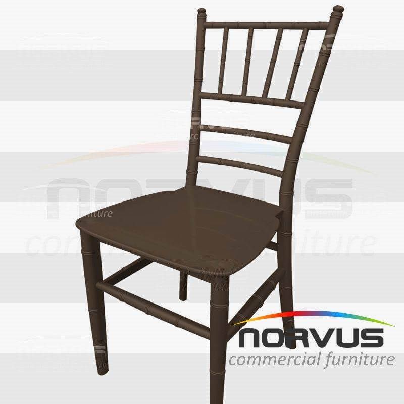 Silla Tifanny de plastico chocolate