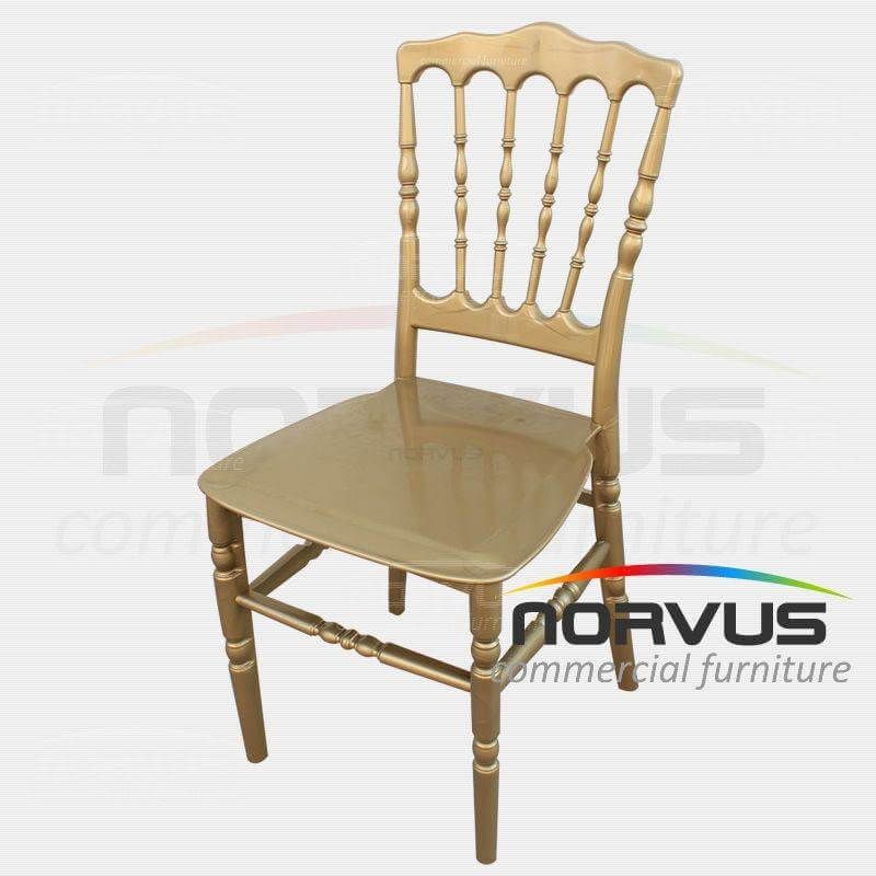 Silla Infantil Versalles de plastico dorado