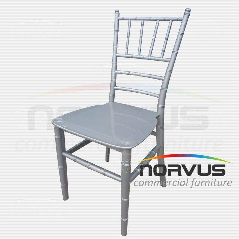 Silla Infantil Tiffany de plastico plata