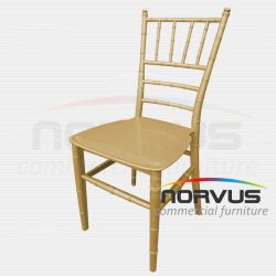 Silla Infantil Tiffany de plastico dorado