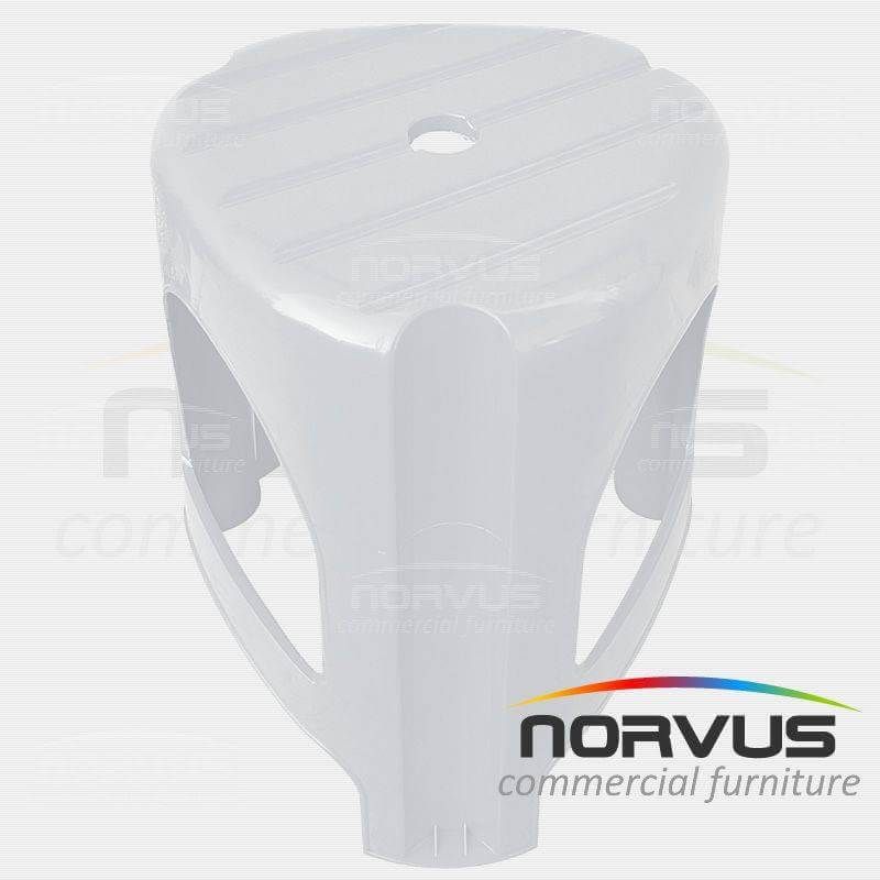 Banco de plastico Bary blanco