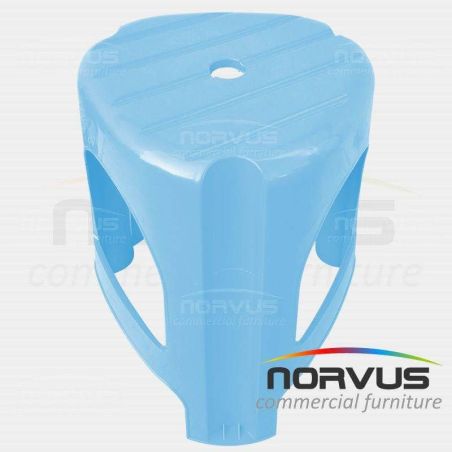 Banco de plastico Bary azul claro