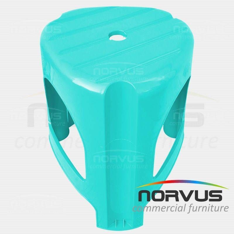 Banco de plastico Bary verde agua