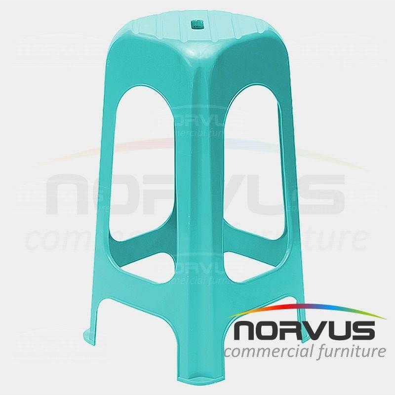 Banco alto de plastico Jumbo verde agua