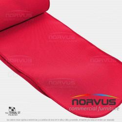 Liston para silla 250x15cm tela Tafetan rojo