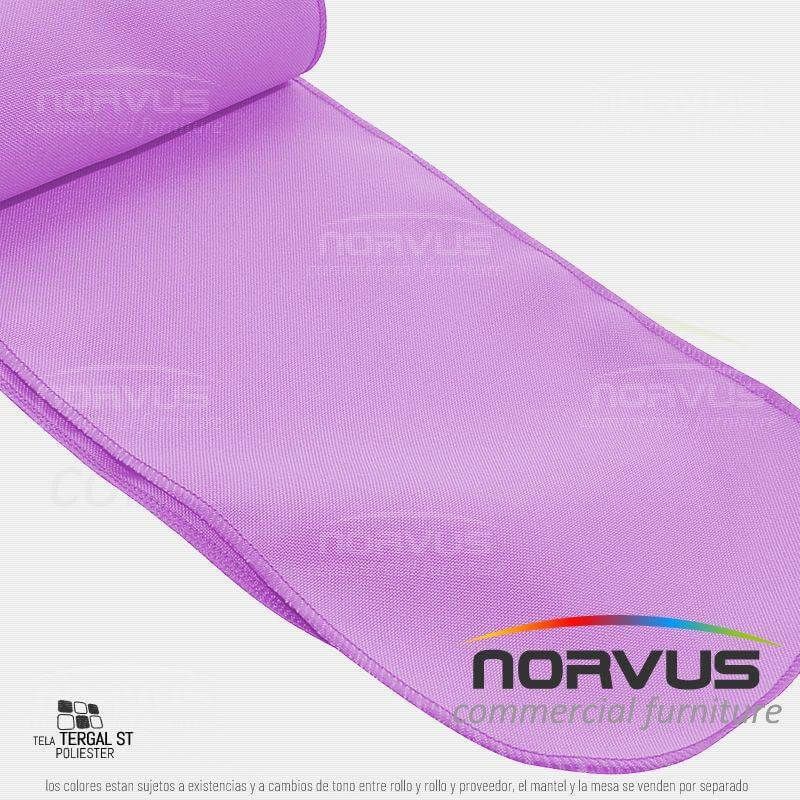 Liston para silla 250x15cm tela Tafetan lila