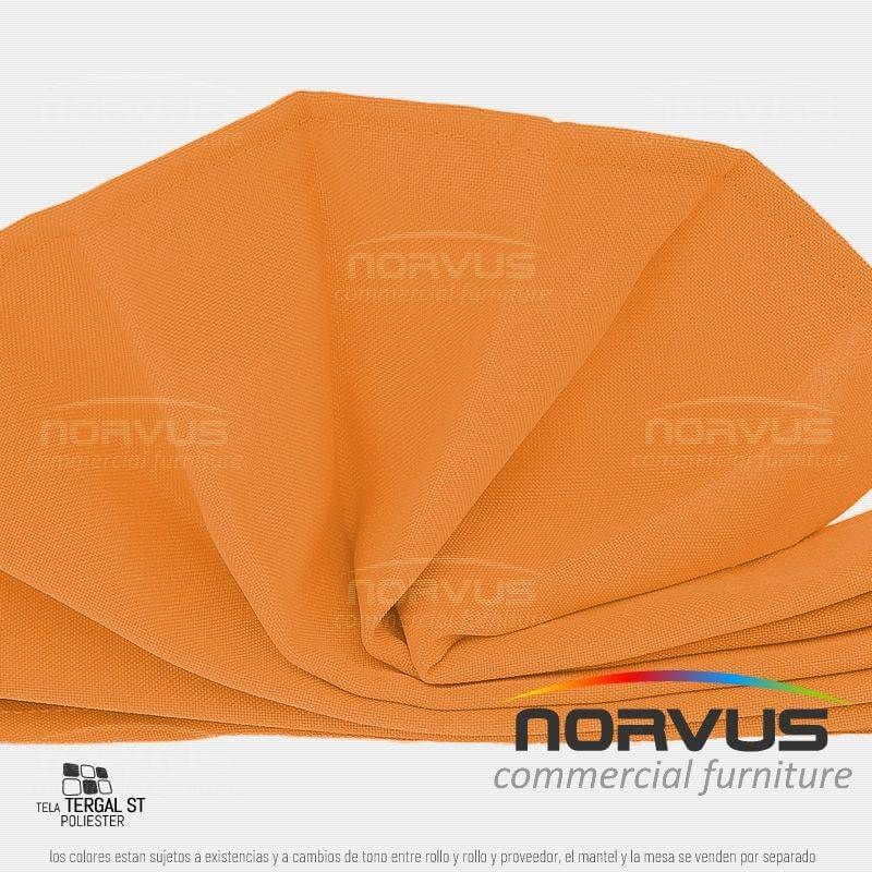 Servilleta 40x40cm tela Tafetan naranja