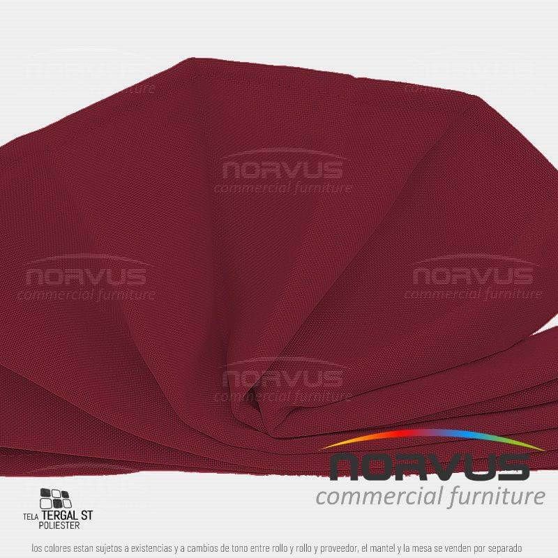 Servilleta 40x40cm tela Tafetan vino