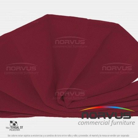 Servilleta 40x40cm tela Tafetan vino