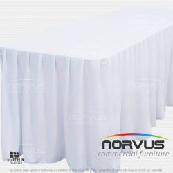 Bambalina rectangular Completa 240x75cm tela Dublin blanco