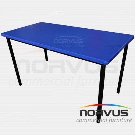 Mesa escolar maestro rectangular 120x60cm cubierta de plastico