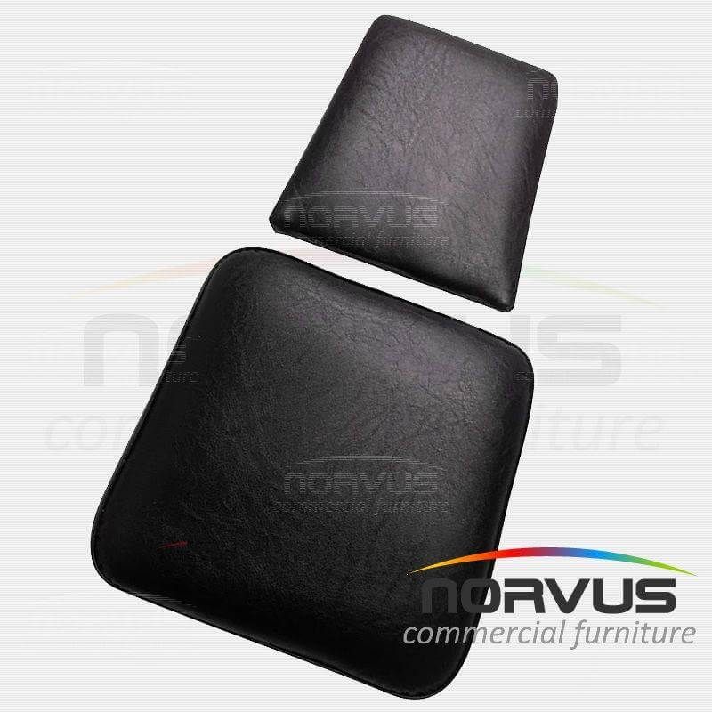 Juego de asiento y respaldo para silla apilable acojinada adulto