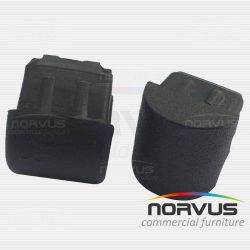 Regaton interno cuadrado 3/4 de plastico negro