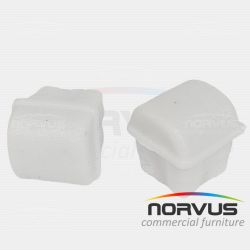 Regaton interno cuadrado 3/4 de plastico blanco