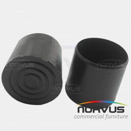 Regaton externo redondo 5/8 de plastico negro