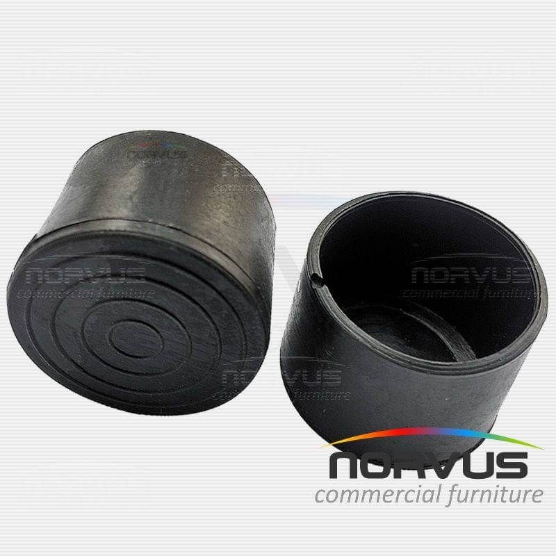 Regaton externo redondo 1 1/4 de plastico negro