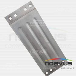 Corredera chica galvanizada para sillas plegables de plastico